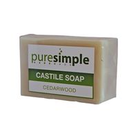 Pure Simple Cedarwood Castile Soap